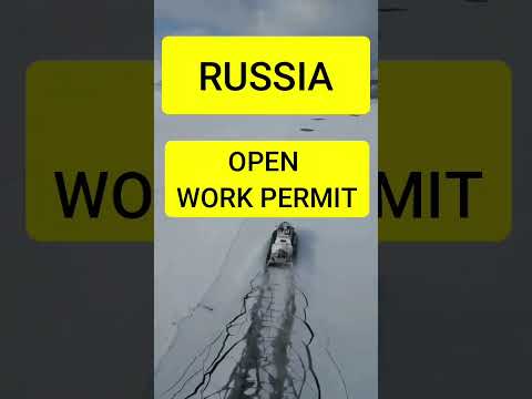 Open Work Permit | Earn  1 Lakh Per Month | Can Do work Anywhere | #viral #russiaworkpermit