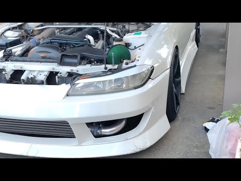 NISSAN  S15シルビア  ≪アイライン（C-WEST製）ひとまず装着≫