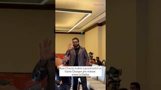 Ram Charan makes a grand entry at Game Changer pre-release event in Dallas