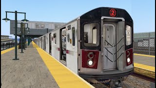 OpenBVE NYC Subway: R142 2 Express Train Operation to 241 St