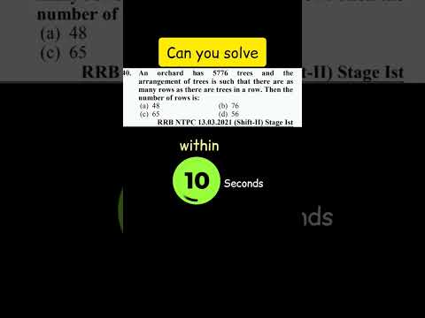 Can you solve this? #4 #rrbalp #viral #mathstricks #easymaths #rrbalp2024 #aptitude #arithmetic