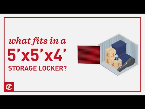 Storage Unit Size Guide - 5'x5'x4' Storage Locker