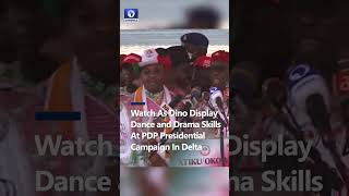 Watch As Dino Melaye Displays Dance and Drama Skills At PDP Presidential Campaign In Delta