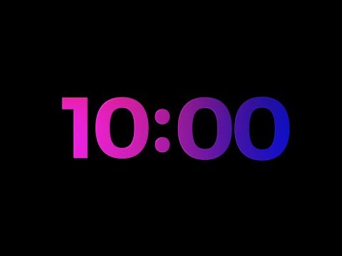 10 min COUNTDOWN TIMER ( v 619 ) ⏰ with sound effects 4k