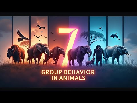 7 Social Animals with Fascinating Group Behaviors #AnimalGroups #WildBehavior #NatureFacts