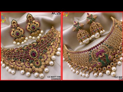 ,,Affordable South Indian Ruby Bridal Necklace Sets (SS Style Corner)2024*",,