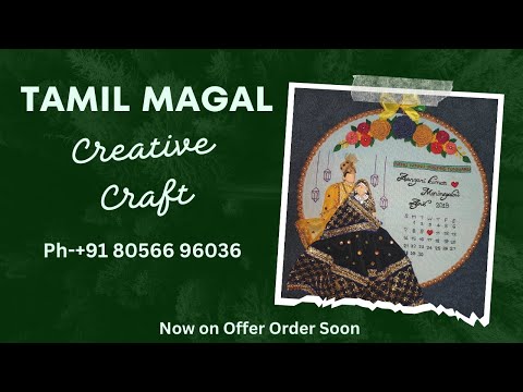 Tamil Magal Creative Craft Work Aari & Embroidery Work | Order Soon #aari #embroidery