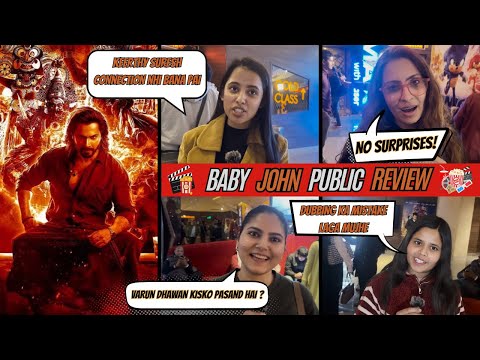 Baby John PUBLIC REVIEW & REACTION | Varun Dhawan | Keerthy Suresh | Wamiqa Gabbi