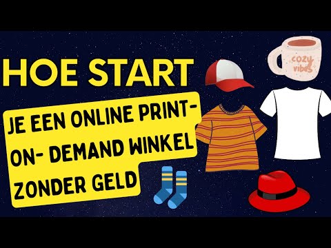 Hoe start je een online Print On Demand winkel , zonder geld.