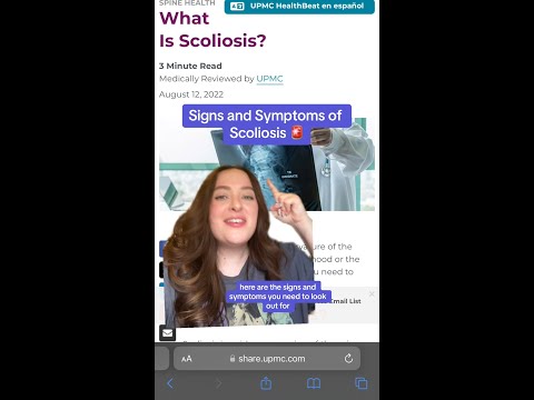Signs and Symptoms of Scoliosis