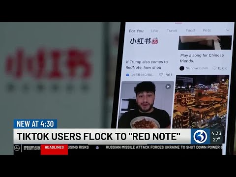 TikTok users flock to RedNote app