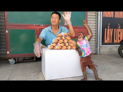 Kobi's smart trick to help dad sell a lot of Banh Mi