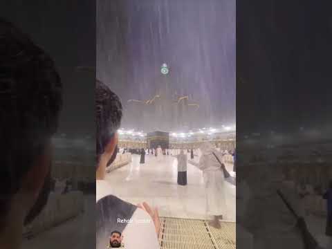 Last Night Rain In Makkah #makkahmadeenah #rain #makkahlive