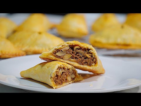 EASY Mince BEEF and mushroom HAND pies