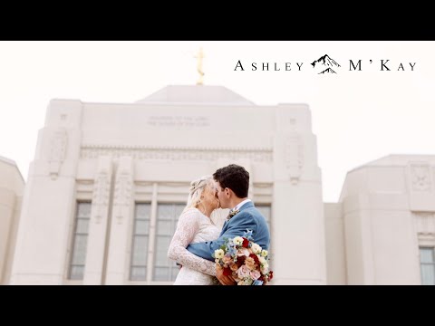 Springtime Meridian LDS Temple Wedding // Ashley + M'Kay