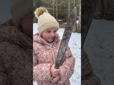 Giving My 6 Year Old Daughter a Real Sword