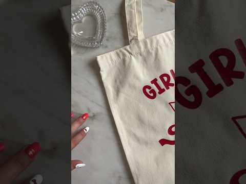 Let’s make a tote bag 💕✨ #shorts #cricut #craft #diy #asmr