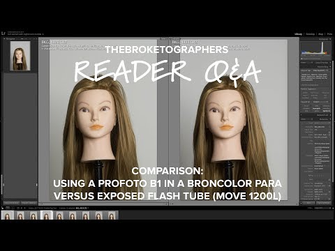 Comparison - Using Profoto B1 or B2's in a Broncolor Para 88 or 133 // The Broketographers