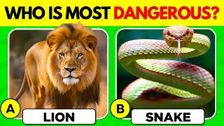 How Good Is Your Knowledge of ANIMALS? 🦁✅ 50 Animals Knowledge Trivia Quiz 🐘