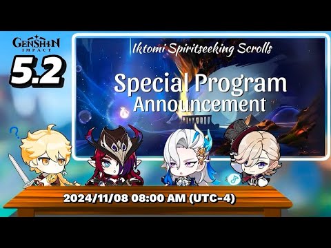 300 Primogems & New Banners CONFIRMED! 5.2 Livestream Rewards & More – Genshin Impact leaks