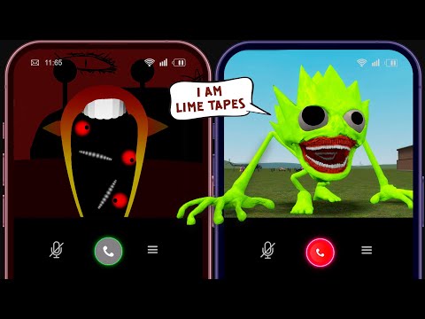 Incredibox Sprunki Calls and Scare! Shin Lime Attacks