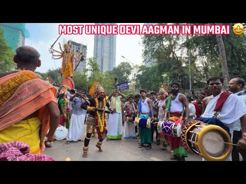 I Experienced most unique Devi Aagman in Mumbai 😍 | Reay Road chi Maharani 🙏🏻 #deviaagman #mumbai