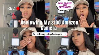 Review: Amazon 4K Vlogging Camera | I Adjusted the Settings & More! Is it Worth the Hype?!