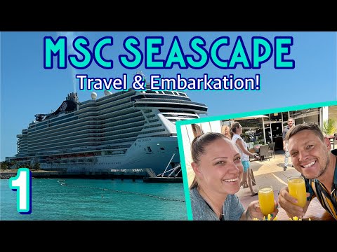 MSC Seascape: Air travel, Miami Beach, & embarking the ship! | PART 1, March 2023