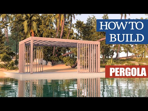 DIY 12x20ft Open Pergola Plan: Outdoor Kitchen, Patio, or Carport