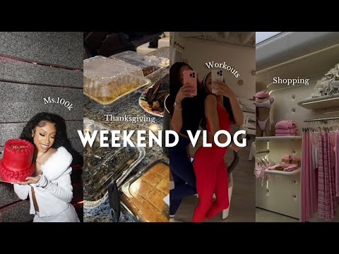 WEEKEND VLOG: Movie date , Thanksgiving , Photoshoot, nail tech life & MORE!