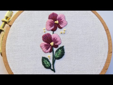 Quick & Easy Flower Embroidery for Beginners: Basic Embroidery Stitches for Beginners