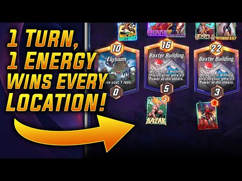 1 Turn, 1 Energy Wins EVERY Location! - MARVEL Snap - Closed Beta