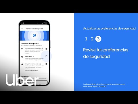 Cómo configurar tus preferencias de seguridad | Uber