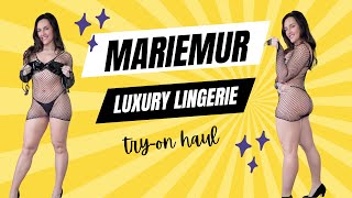 4K MARIEMUR Luxury Lingerie Try-On Haul.