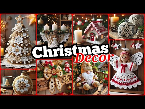 NEW HOLIDAY DECOR TREND 2024❤️TREE CHRISTMAS DECORATING IDEAS CROCHET #crochet #christmasballs #tree