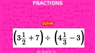 Fraction @Sirboach #MathsMadeEasy