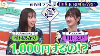 「西乃風ブラン堂」★2021年11月8日(月)深夜0:59～放送★植村あかり×川村文乃