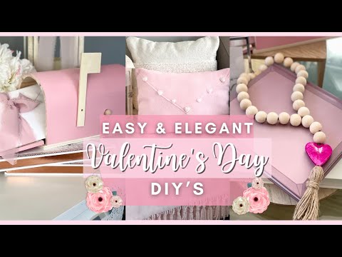 VALENTINES DAY DIYS 2024 | Easy and Elegant Valentines Day Crafts 2024 💗 High End VALENTINE'S DIY