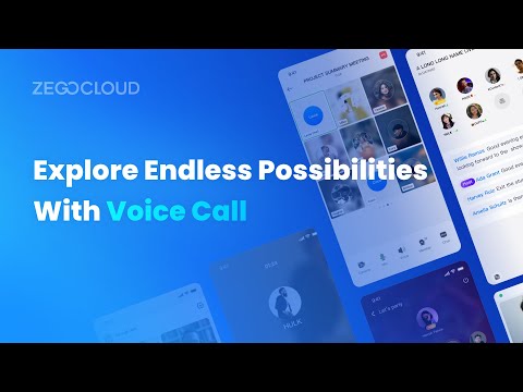 Showcase of Voice Call App: Explore Endless Possibilities with ZEGOCLOUD