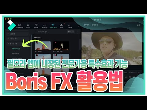 전문가용 특수효과 기능 Boris FX 활용법 | Wondershare Filmora