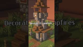 Skeleton proof snow golem tower & mob farm #shorts