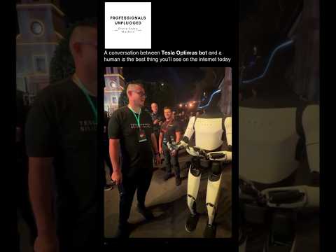 Tesla Optimus bot conversation with people | Tesla robot | Elon Musk tesla launch #optimusrobot