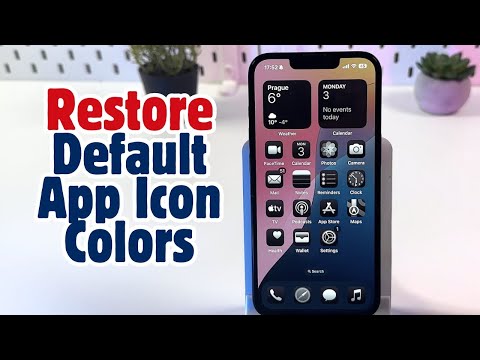 How to Restore Default App Icon Colors on iPhone 16e