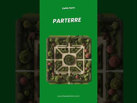 PARTERRE - Gardening Word of the Day.  #gardentips #garden #gardeningtips