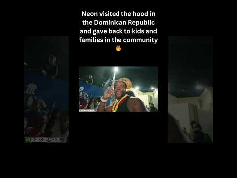 Neon becomes a CERTIFIED Hood legend in Dominican Republic 🇩🇴