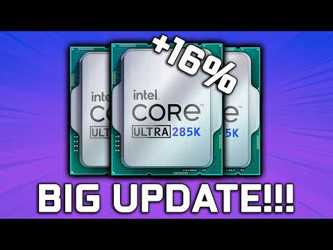 Big Intel Core Ultra CPU Update…