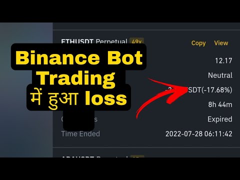 binance futures bot trading | एक गलती के कारण हमें हुआ बहुत बड़ा loss 😥