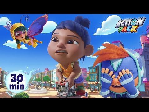 Watch Out, Big Kids! Clay’s Sister is a Giant Now! 😮 | Action Pack | Kids TV Shows | Popular video