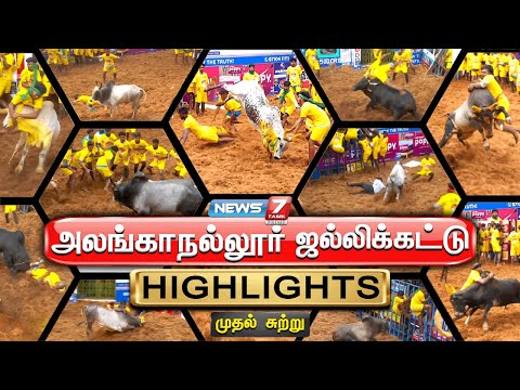 Highlights 1 : அலங்காநல்லூர் ஜல்லிக்கட்டு 2025 | Alanganallur Jallikattu 2025 | Jallikattu 2025