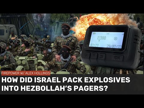 How did Israel pack explosives into Hezbollah's pagers and radios?